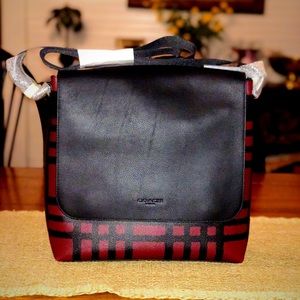 🔥COACH Crossbody Bag Red Plaid NWT🔥